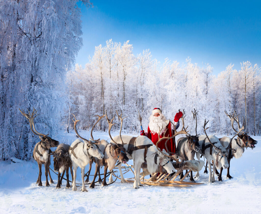 Interesting fact #3 - Santa has three reindeers