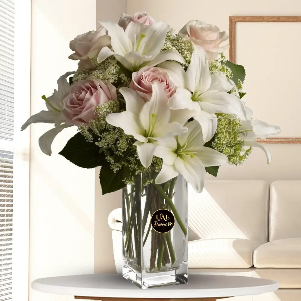 Bouquet of Lilies & Roses