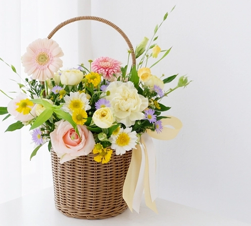 Flowers In Basket