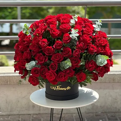 Box of Red Roses