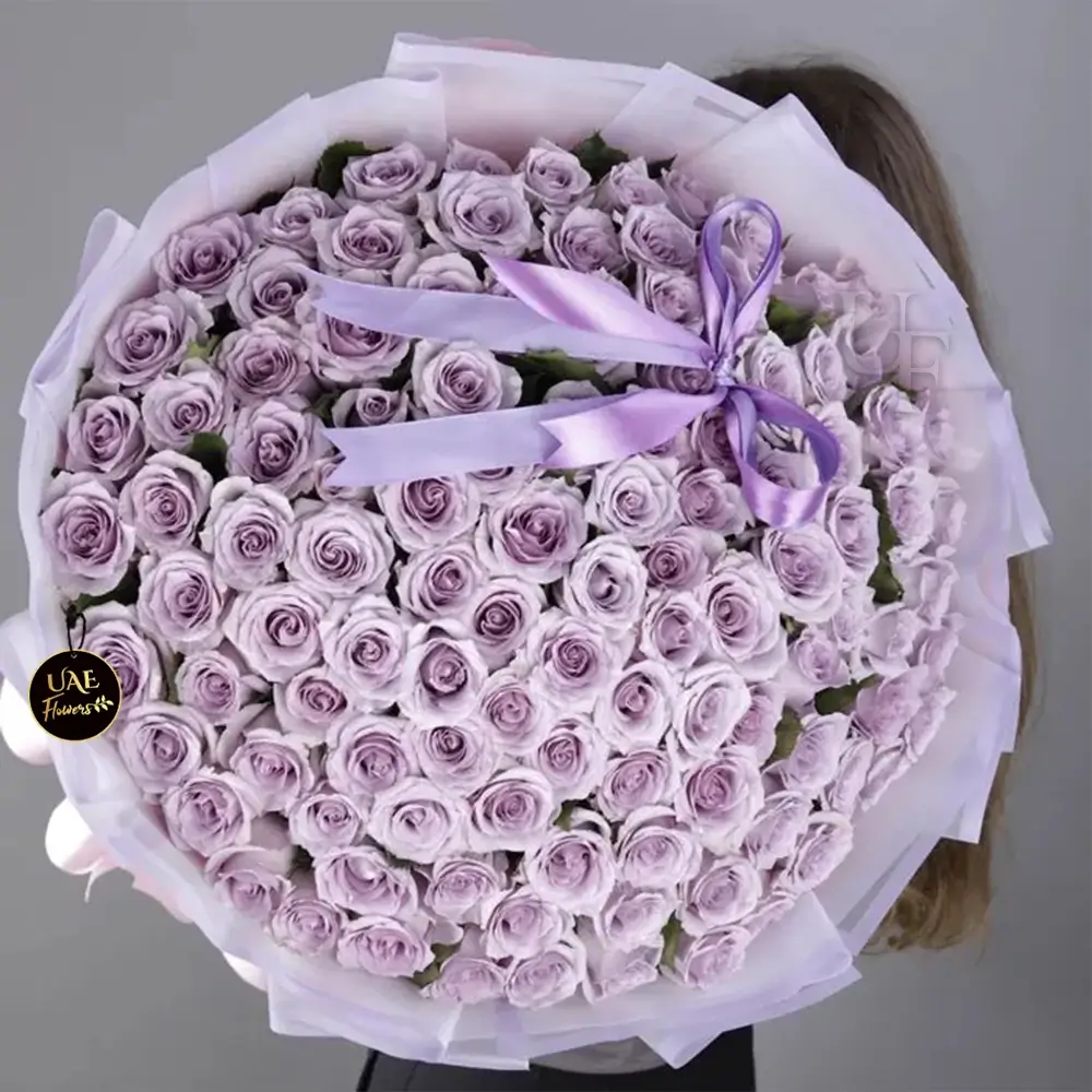 Bouquet of Purple Roses